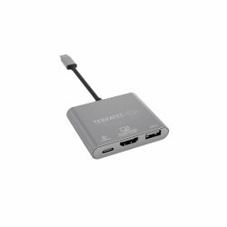 Terratec Connect C3 USB 3.2 Gen 1 [3.1 Gen 1] Type-C Argento 