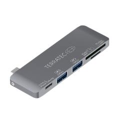 Terratec 283005 replicatore di porte e docking station per laptop USB 3.2 Gen 1 [3.1 Gen 1] Type-C Grigio 