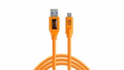 Tether Tools CUC3215-ORG cavo USB USB 3.2 Gen 1 [3.1 Gen 1] 4,6 m USB A USB C 5 Gbit/s Arancione 