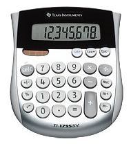Texas Instruments TI-1795 SV calcolatrice Tasca Calcolatrice con display Nero, Argento 