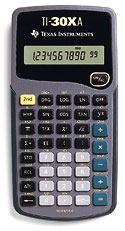 Texas Instruments TI-30XA calcolatrice Tasca Calcolatrice scientifica Grigio 
