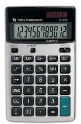 Texas Instruments TI-5018 SV calcolatrice Desktop Calcolatrice di base Nero, Argento 