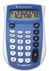 Texas Instruments TI-503 SV calcolatrice Tasca Calcolatrice con display Blu, Grigio 