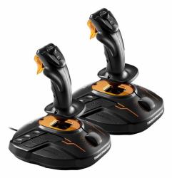 Thrustmaster T.16000M FCS SPACE SIM DUO Nero, Arancione USB Flightstick Analogico/Digitale PC 