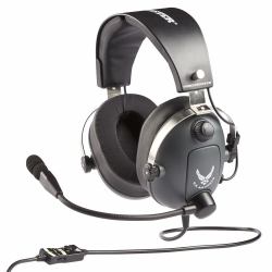 Thrustmaster T.Flight U.S. Air Force Cuffie Cablato A Padiglione Aviazione Nero, Grigio 