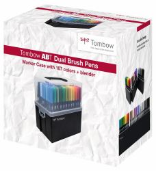 Tombow ABT-108C evidenziatore 107 pz Pennello/punta sottile Multicolore 