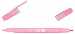 Tombow TwinTone evidenziatore 1 pz Punta a ogiva/sottile Rosa 