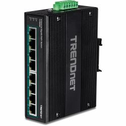 Trendnet TI-PG80B switch di rete Gigabit Ethernet [10/100/1000] Supporto Power over Ethernet [PoE] Nero 