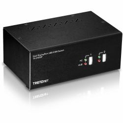Trendnet TK-240DP switch per tastiera-video-mouse [kvm] Nero 
