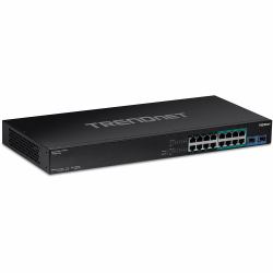 Trendnet TPE-BG182G switch di rete Non gestito Gigabit Ethernet [10/100/1000] Supporto Power over Ethernet [PoE] 1U Nero 