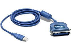 Trendnet TU-P1284 cavo parallelo Blu 2 m 