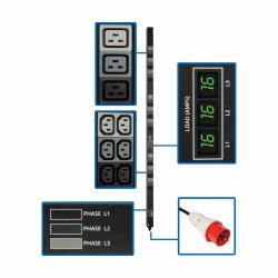 Tripp Lite PDU3XMV6G20 unità di distribuzione dell'energia [PDU] 45 presa[e] AC 0U Nero 