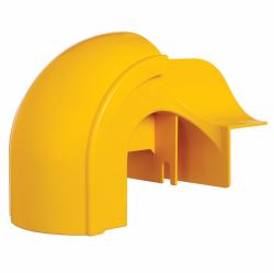 Tripp Lite SRFC4WTRFL blindosbarra Portacavi a curva Giallo 