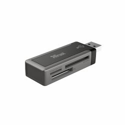 Trust 36-in-1 USB2 Mini Cardreader CR-1350p lettore di schede USB Bianco 