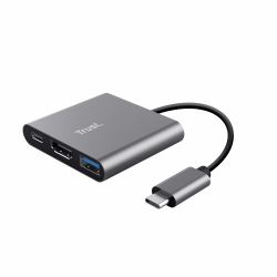 Trust Dalyx USB 3.2 Gen 1 [3.1 Gen 1] Type-C Alluminio, Nero 