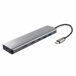 Trust 25661 hub di interfaccia USB tipo-C Alluminio 