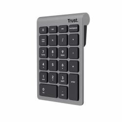 Trust Xalas tastierino numerico Laptop/PC RF Wireless Argento 