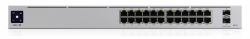 Ubiquiti UniFi Pro 24-Port PoE Gestito L2/L3 Gigabit Ethernet [10/100/1000] Supporto Power over Ethernet [PoE] 1U Argento 