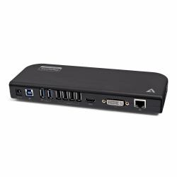 V7 UDDS2 replicatore di porte e docking station per laptop USB 2.0 Nero 