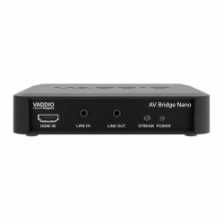 Vaddio 999-82600-000 AV bridge 1920 x 1080 Pixel Collegamento ethernet LAN Nero 