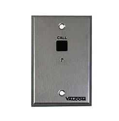 Valcom Call In Switch Acciaio inossidabile 