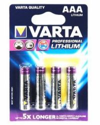 Varta Ultra Lithium AAA Blister 4 