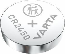 Varta LITHIUM Coin CR2450 [Batteria a bottone, 3V] Blister da 1 