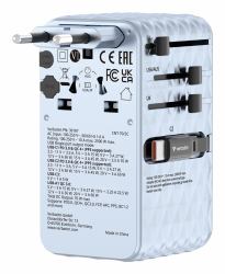 Verbatim Charge 'n' Travel 70W Universale Blu AC Ricarica rapida Interno 