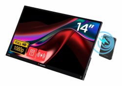 Verbatim 32088 TV e monitor portatile Nero 35,6 cm [14"] LED 1920 x 1080 Pixel 