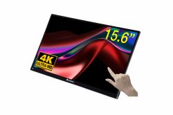 Verbatim 32238 Monitor PC 39,6 cm [15.6"] 3840 x 2160 Pixel 4K Ultra HD LCD Touch screen Nero 