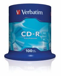 Verbatim CD-R Extra Protection 700 MB 52x 100 pz 