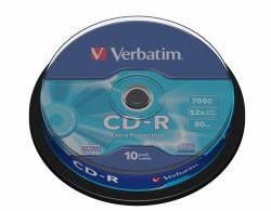 Verbatim CD-R Extra Protection 700 MB 52x 10 pz 
