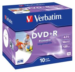 Verbatim 43508 DVD vergine 4,7 GB DVD+R 10 pz 