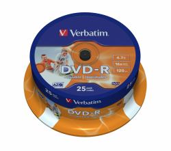 Verbatim 43538 DVD vergine 4,7 GB DVD-R 25 pz 