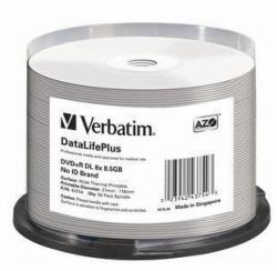 Verbatim DataLifePlus 8,5 GB DVD+R DL 50 pz 