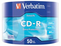 Verbatim CD-R Extra Protection 700 MB 52x 50 pz 