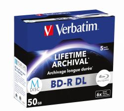 Verbatim MDISC BD-R DL 50 GB 5 pz 