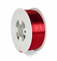 Verbatim 55054 materiale di stampa 3D Polietilene Tereftalato Glicole [PETG] Rosso, Trasparente 1 kg 