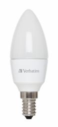 Verbatim LED Candela, smerigliata, E14, 4.5W 