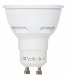 Verbatim PAR16 GU10 5W lampada LED Bianco caldo 2700 K 