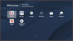 Viewsonic CDE5531-1C visualizzatore di messaggi Pannello piatto per segnaletica digitale 139,7 cm [55"] LCD Wi-Fi 500 cd/m² 4K Ultra HD Nero Processore integrato Android 14 24/7 
