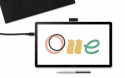 Wacom One 14 tavoletta grafica Nero, Bianco 2540 lpi [linee per pollice] 309 x 174 mm USB 