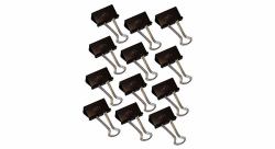 Wedo 64 21432 fermacarte Metallo, Nichel 12 pz 