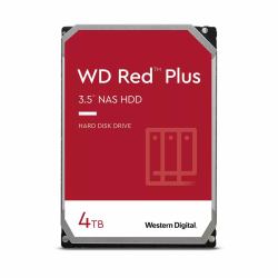 Western Digital Red Plus disco rigido interno 4 TB 5400 Giri/min 256 MB 3.5" Serial ATA III 