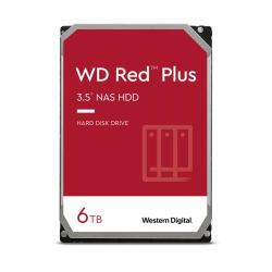 Western Digital Red Plus disco rigido interno 6 TB 5400 Giri/min 256 MB 3.5" Serial ATA III 