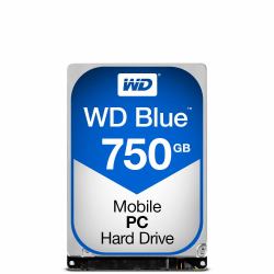 Western Digital Blue PC Mobile disco rigido interno 750 GB 5400 Giri/min 8 MB 2.5" Serial ATA III 