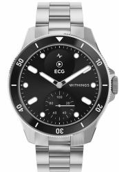 Withings ScanWatch Nova 1,6 cm [0.63"] OLED 42 mm Ibrido Nero, Acciaio inox GPS [satellitare] 