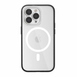 Woodcessories ECO646 custodia per cellulare 17 cm [6.7"] Cover Trasparente, Nero 