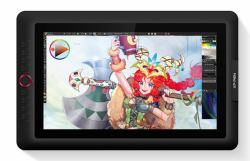 XPPen ARTIST 15.6 PRO tavoletta grafica Nero, Rosso 5080 lpi [linee per pollice] 344,16 x 193,59 mm USB 
