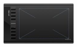 XPPen Star 03 V2 tavoletta grafica Nero 5080 lpi [linee per pollice] 260 x 170 mm USB 